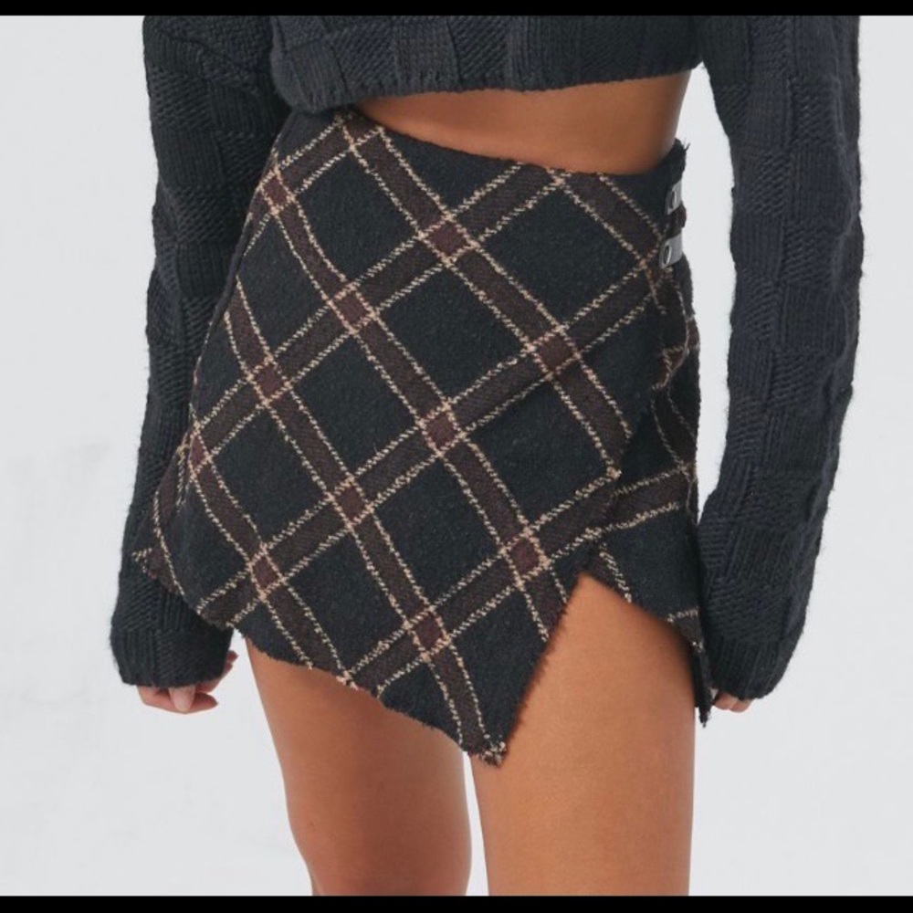 Plaid Mini Skirt